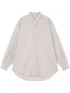 Studio Tomboy Cotton Shirt In Grey