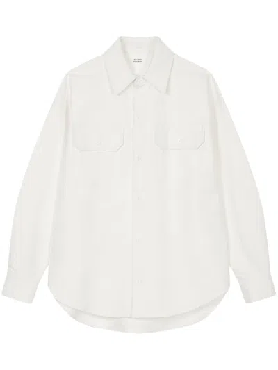 Studio Tomboy Cotton Shirt In White
