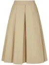 Studio Tomboy Cotton Skirt In Neutrals