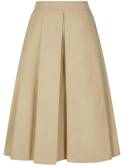 Studio Tomboy Cotton Skirt In Neutrals