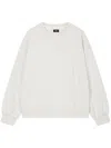 Studio Tomboy Cotton Sweatshirt In White