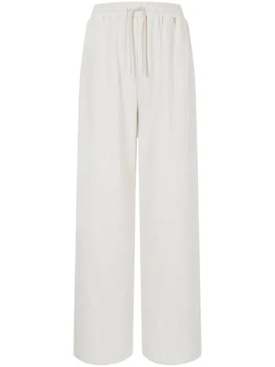 Studio Tomboy Cotton Track Pants In Neutrals