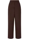 Studio Tomboy Cotton Trousers In Brown