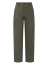 Studio Tomboy Cotton Trousers In Gray