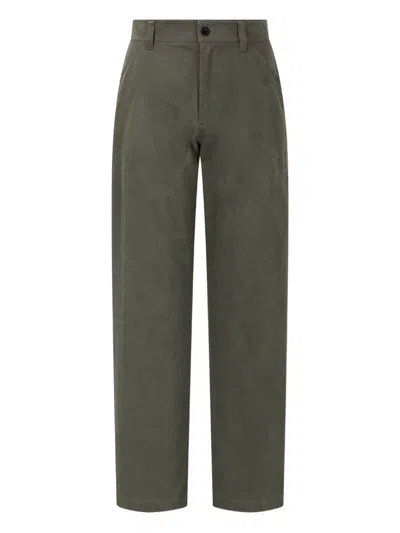 Studio Tomboy Cotton Trousers In Gray