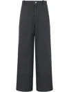 Studio Tomboy Cotton Trousers In Grey