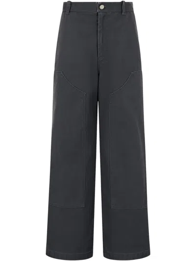 Studio Tomboy Cotton Trousers In Grey