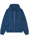 Studio Tomboy Cotton Zip-up Hoodie In Black