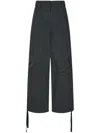 Studio Tomboy Creased Straight-leg Trousers In Grey