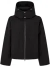 Studio Tomboy Cropped Puffer Jacket In Black