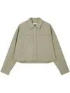 Studio Tomboy Cropped Shirt In Nude