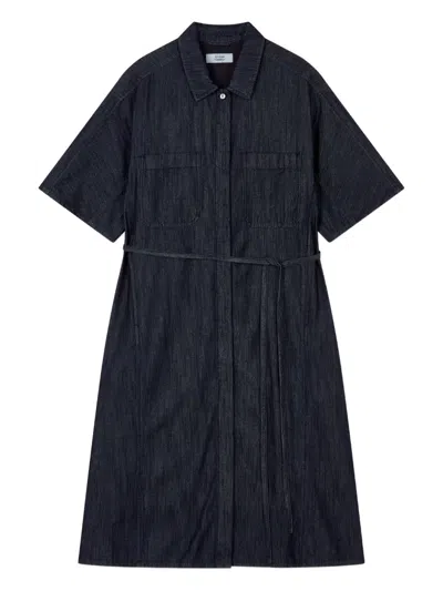 Studio Tomboy Denim Belted Shirt Dress