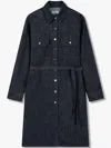Studio Tomboy Denim Midi Dress In Blue