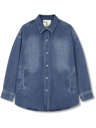 Studio Tomboy Denim Shirt In Blue