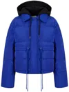 Studio Tomboy Detachable-drawstring Hood Down Jacket In 蓝色