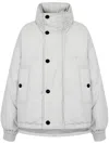 Studio Tomboy Detachable-hood Down Jacket In 灰色