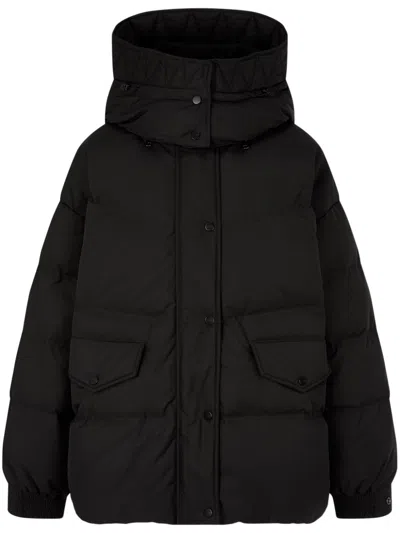 Studio Tomboy Detachable-hood Down Jacket In 黑色