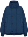 Studio Tomboy Detachable-hood Puffer Jacket In Blue