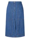 Studio Tomboy Double-knee Denim Skirt