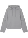 Studio Tomboy Double-layer Hoodie In Grey