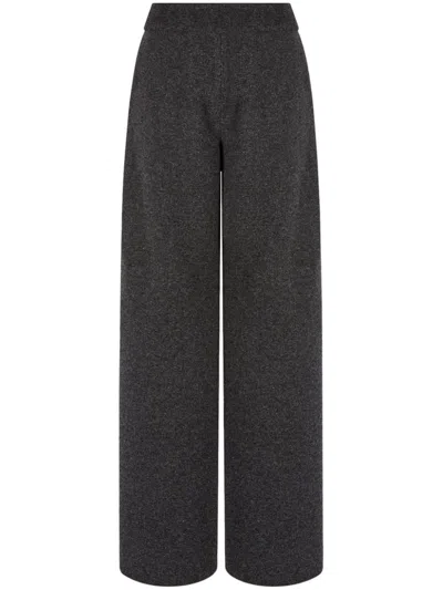 Studio Tomboy Double-weave Trousers In Grey