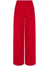 Studio Tomboy Double-weave Trousers In Red