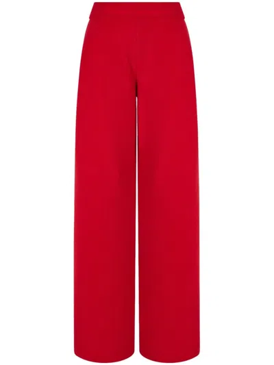 Studio Tomboy Double-weave Trousers In Red