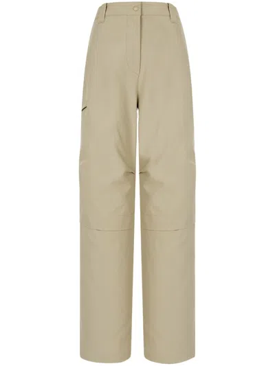 Studio Tomboy Drawstring-ankles Casual Trousers In Neutrals