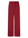 Studio Tomboy Drawstring Trousers In Red