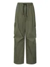 Studio Tomboy Drawstring-waist Cargo Trousers In Green