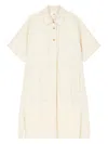 Studio Tomboy Dual-pocket Button-up Midi Dress