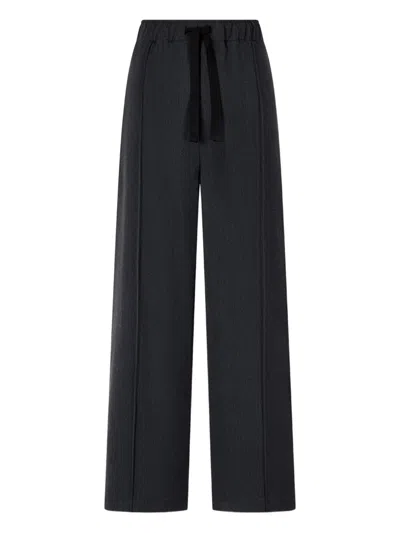 Studio Tomboy Elastic-waistband Trousers In Black