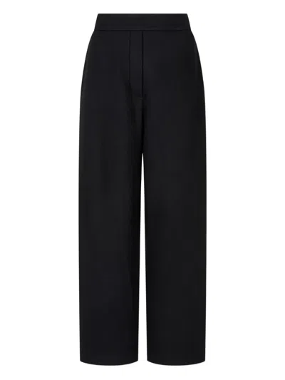 Studio Tomboy Elastic-waistband Trousers In Black
