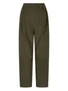 Studio Tomboy Elasticated Baggy Cotton Trousers In Multi