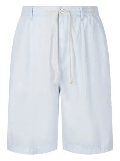 Studio Tomboy Elasticated Drawstring Shorts In Blue