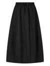 Studio Tomboy Elasticated-waist Balloon Skirt In Black