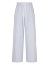 Studio Tomboy Elasticated-waistband Trousers In Blue