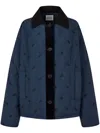 Studio Tomboy Embroidered Jacket In 蓝色