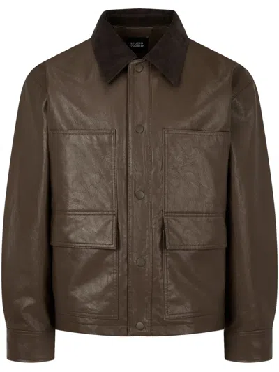 Studio Tomboy Faux-leather Jacket