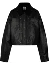 Studio Tomboy Faux-leather Jacket In Black