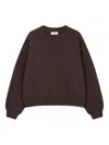 Studio Tomboy Fleece-lined Sweatshirt In Brown