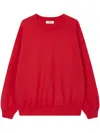 Studio Tomboy Fleece Sweatshirt In 红色