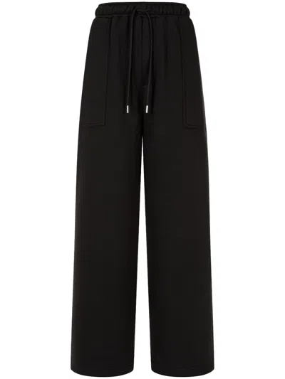 Studio Tomboy Fleece Track Pants In 黑色