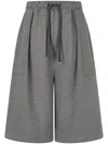 Studio Tomboy Fleece Track Shorts In 灰色