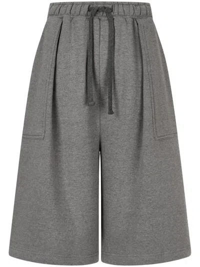 Studio Tomboy Fleece Track Shorts In 灰色