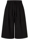 Studio Tomboy Fleece Track Shorts In Black