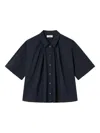 Studio Tomboy Gathered Short-sleeve Shirt