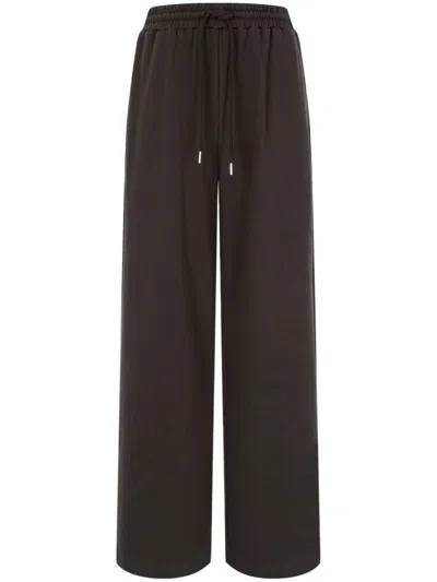 Studio Tomboy Heavyweight Jogging Trousers In Brown