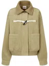 Studio Tomboy Herringbone-pattern Jacket In 中性色