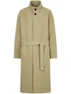 Studio Tomboy High-collar Coat In Neutrals